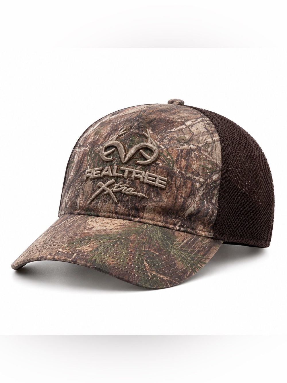 Realtree Camo Mesh Trucker Hat Signature Since 1977 Hunting Adjustable Cap